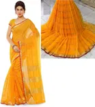 कनूड़ा प्रिंट्स फैंसी विमेंस नेट प्रिंटेड साड़ी 