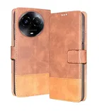 Artificial Leather Flip Cover For Realme Rmx3780 / 11 5G / 11X 