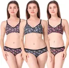 Cotton Blend Lingerie Set for Women 