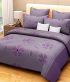 Polycotton Double Bedsheet with 2 Pillow Cover 