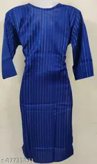 Cotton Blend Embroidered Kurti for Women 