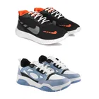 Sports Shoes for Men, Multicolor, Pack of 2 