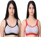 Cotton Blend Non Padded Bra for Women 