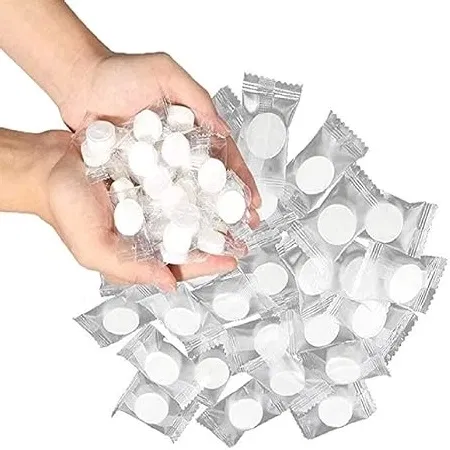 Microfiber 60 Pcs Coin Tissues (Set of 1)