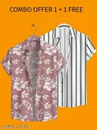 Casual Shirts for Men, Pack of 2 