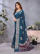 Chiffon Floral Printed Saree for Women 