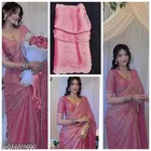 JImmy Choo Saree for Women, Pink 