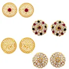 Gold Plated Designer Earrings Set for Women & Girls 