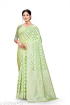 Cotton Zari Woven Saree for Women 