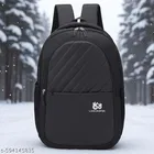 Polyester Backpack for Men & Women, Black