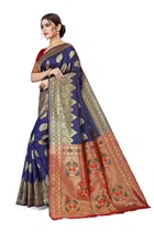 Jacquard Embellished Saree for Women 