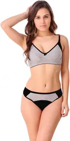 Cotton Blend Lingerie Set for Women 