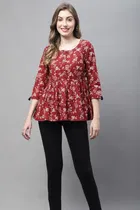 Cotton Short Kurti for Women 