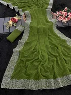 Georgette Woven Design Saree for Women 