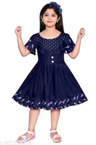 Rayon Frock for Girls 