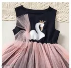 Net Sleeveless Dress for Girls 