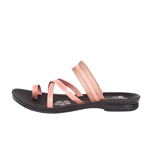 Flats for Women (Peach, 5)