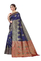 Jacquard Embellished Saree for Women 