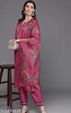 Jute Silk Kurta Set for Women 