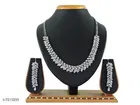 White Free Size Jewellery Set for Women