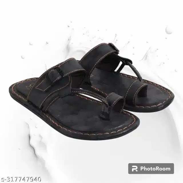 Slippers for Men (Black, 10)
