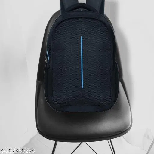 Nylon Backpack for Men & Women, Black