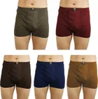 Cotton Trunks for Men (Multicolor, 100) (Pack of 5)