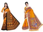 Khadi Silk Printed Saree for Women 