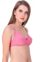 Cotton Blend Non Padded Bra for Women 