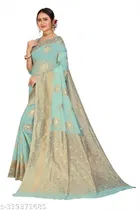 Cotton Zari Woven Saree for Women 