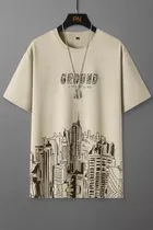 Round Neck Printed T-Shirt for Men 