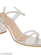 Embellished Block Heels for Kids 