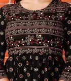 Rayon Printed Anarkali Kurti for Women 