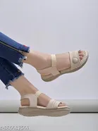 [202] Peach Open Toe Heel Sandals for Women 