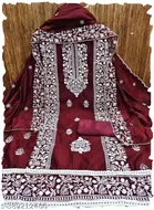 Embroidered Unstitched Suit for Women 