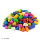 Decoration Pebbles Stones (Multicolor, 1000 g)