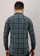 Full Sleeves Checkered Shirt for Men 