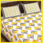 Double Bedsheet with 2 Pillow Covers 