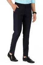 Poly Non Lycra Slim Fit Trouser for Men 