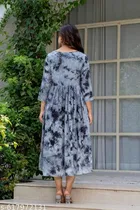 Rayon Kurti for Women, Grey 