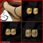 Alloy 1 Pair Anklets with 3 Pair Earrings for Women 