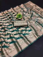 Organza Zari Woven Saree for Women 