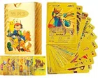 Foil 55 Pcs Playing Cards for Kids (Gold, Set of 1)