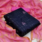 Chanderi Cotton Unstitched Dress Material for Women 