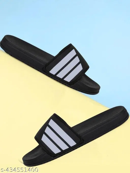 Sliders for Men, Grey & Black (11)