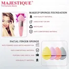 Facial Cleaning Sponge with Pointed Makeup Blender 