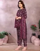 Punjabi Floral Suit for Women 
