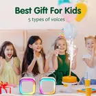 Bluetooth Portable Karaoke mic and speaker set for kids, birthday gifts, small parties 