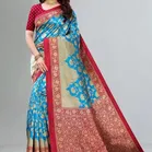 Art Silk Printed Saree for Women 
