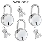 Strong Stainless steel Lock, pack of 3